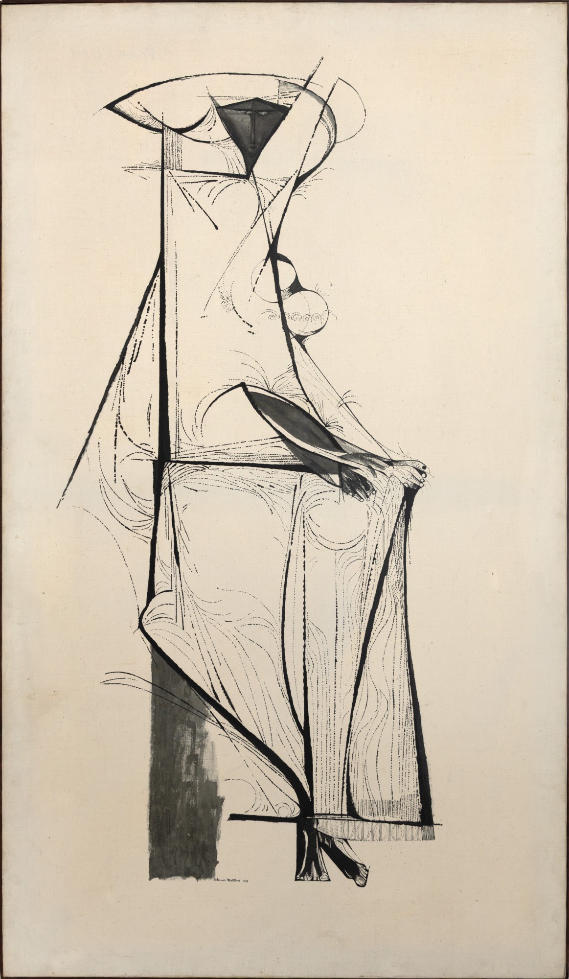 Aldemir Martins - Mulher Sentada