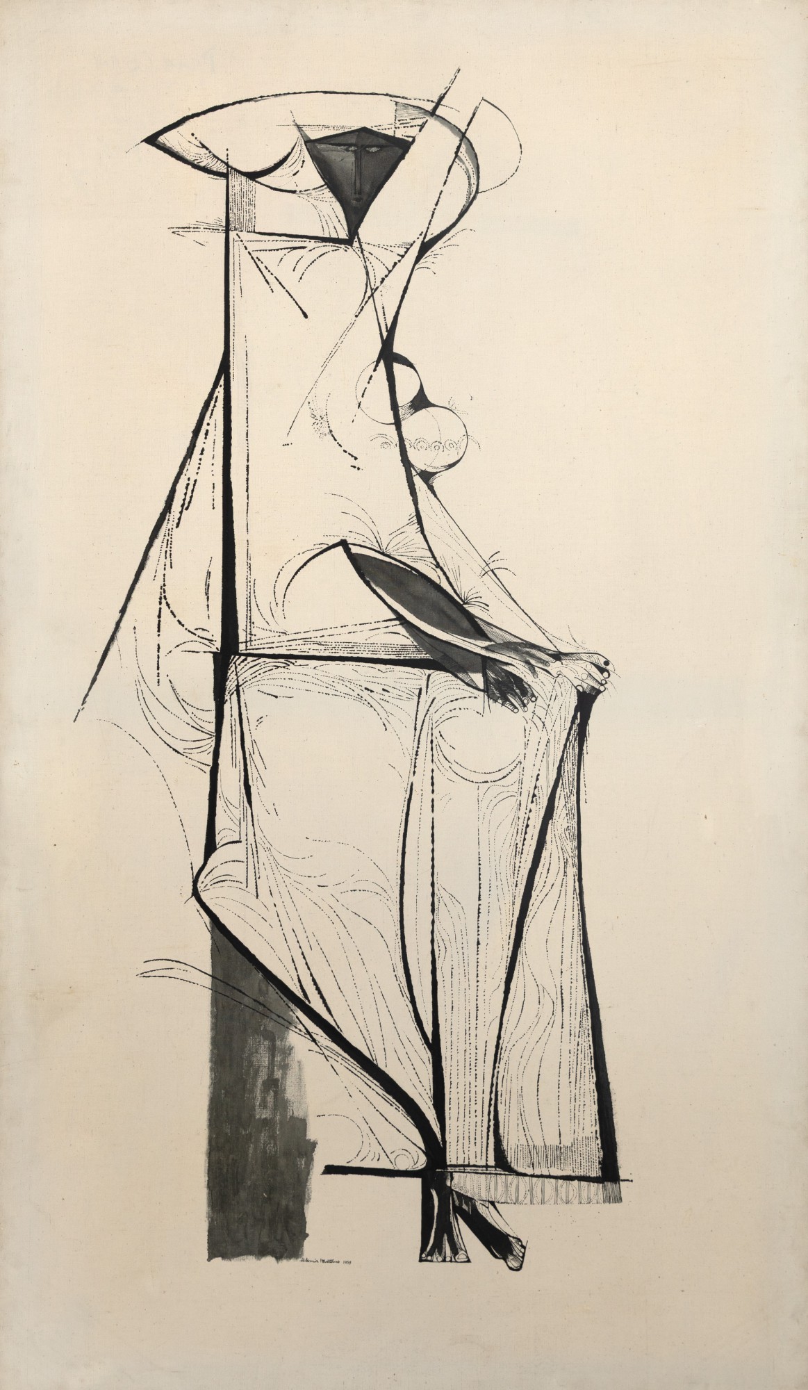 Aldemir Martins - Mulher Sentada