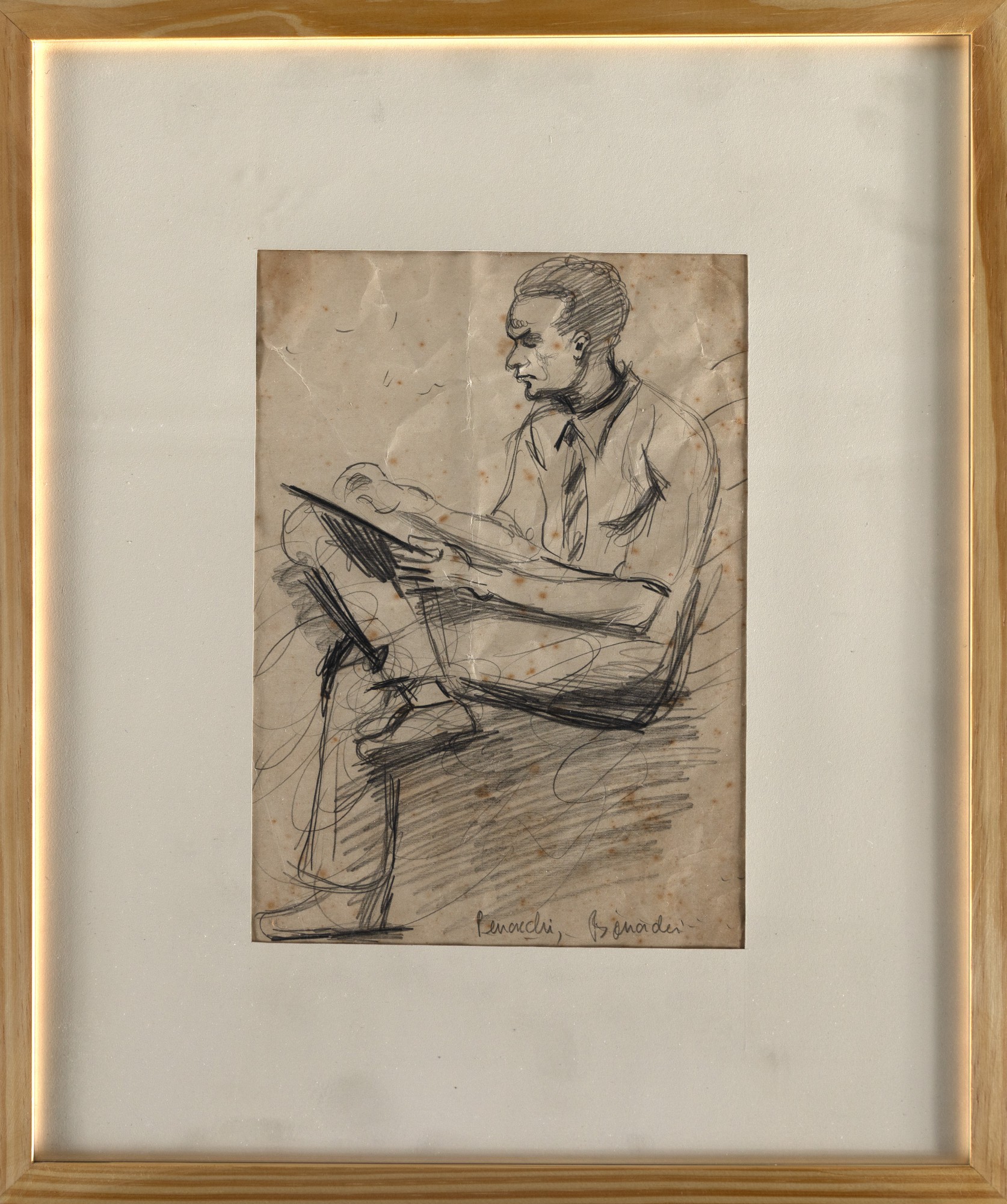 Aldo Bonadei - Retrato De Fulvio Pennacchi