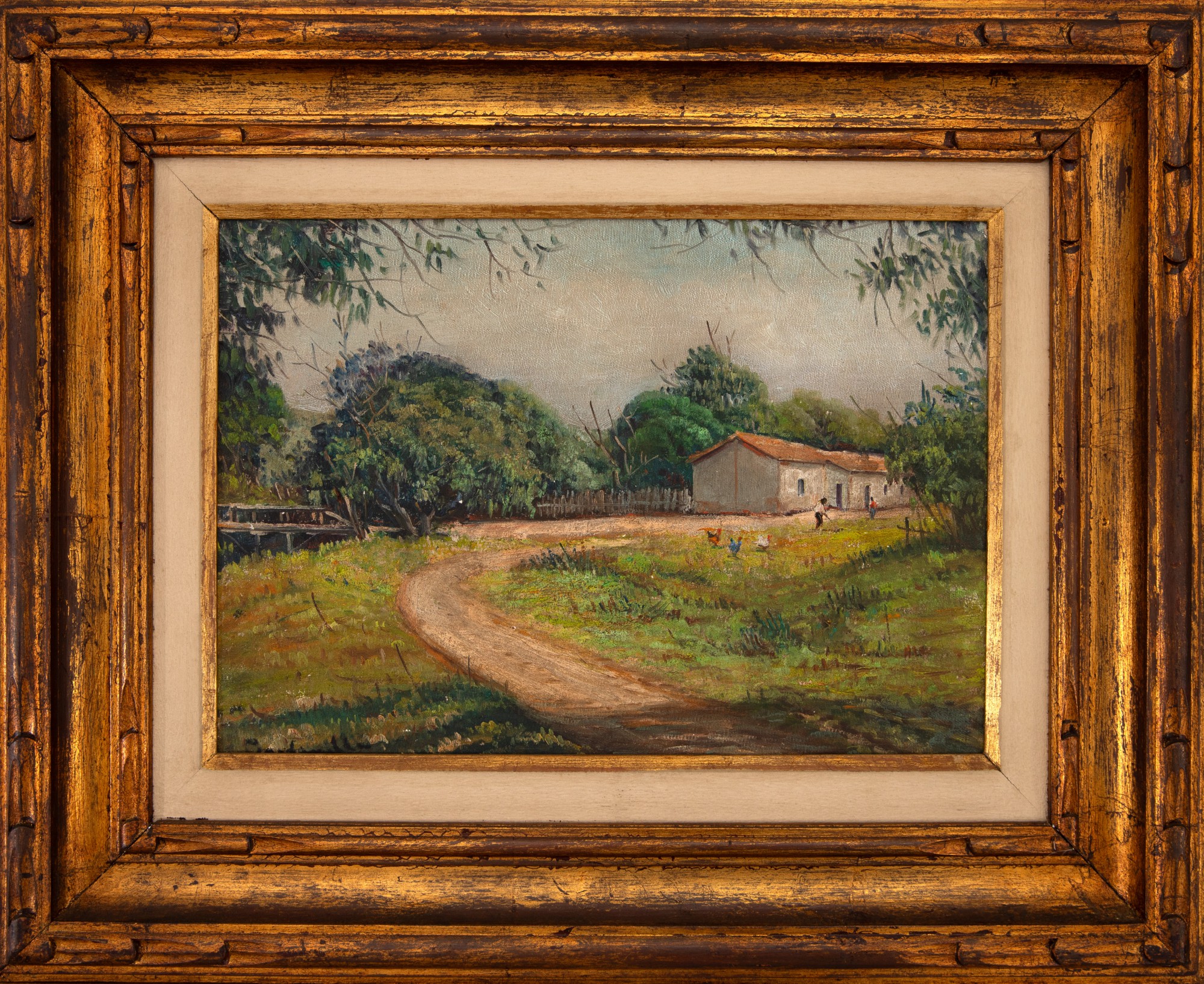 Aldo Cardarelli - Paisagem com Casebre e Figura
