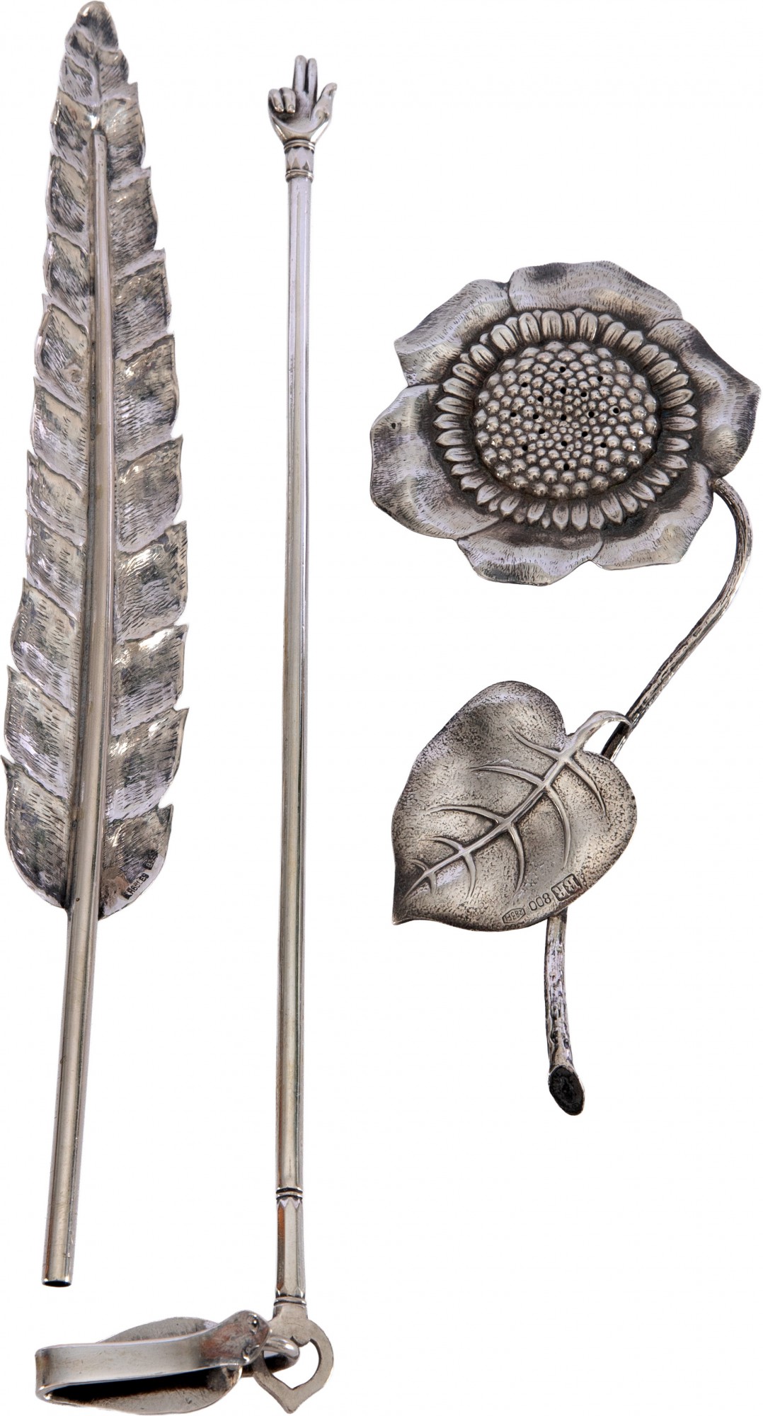 Conjunto de Pena Prato e Flor - 