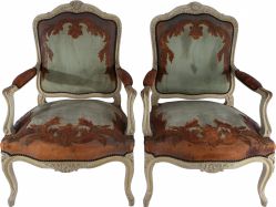 Autor Não Identificado - Par de Poltronas Estilo Luis XV