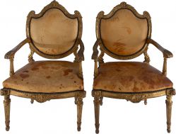Autor Não Identificado - Par de Poltronas Italianas
