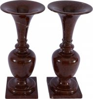 Autor Não Identificado - Par de Vasos Mármore Griot