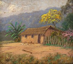 Campos Ayres - Sítio com Ypê Amarelo
