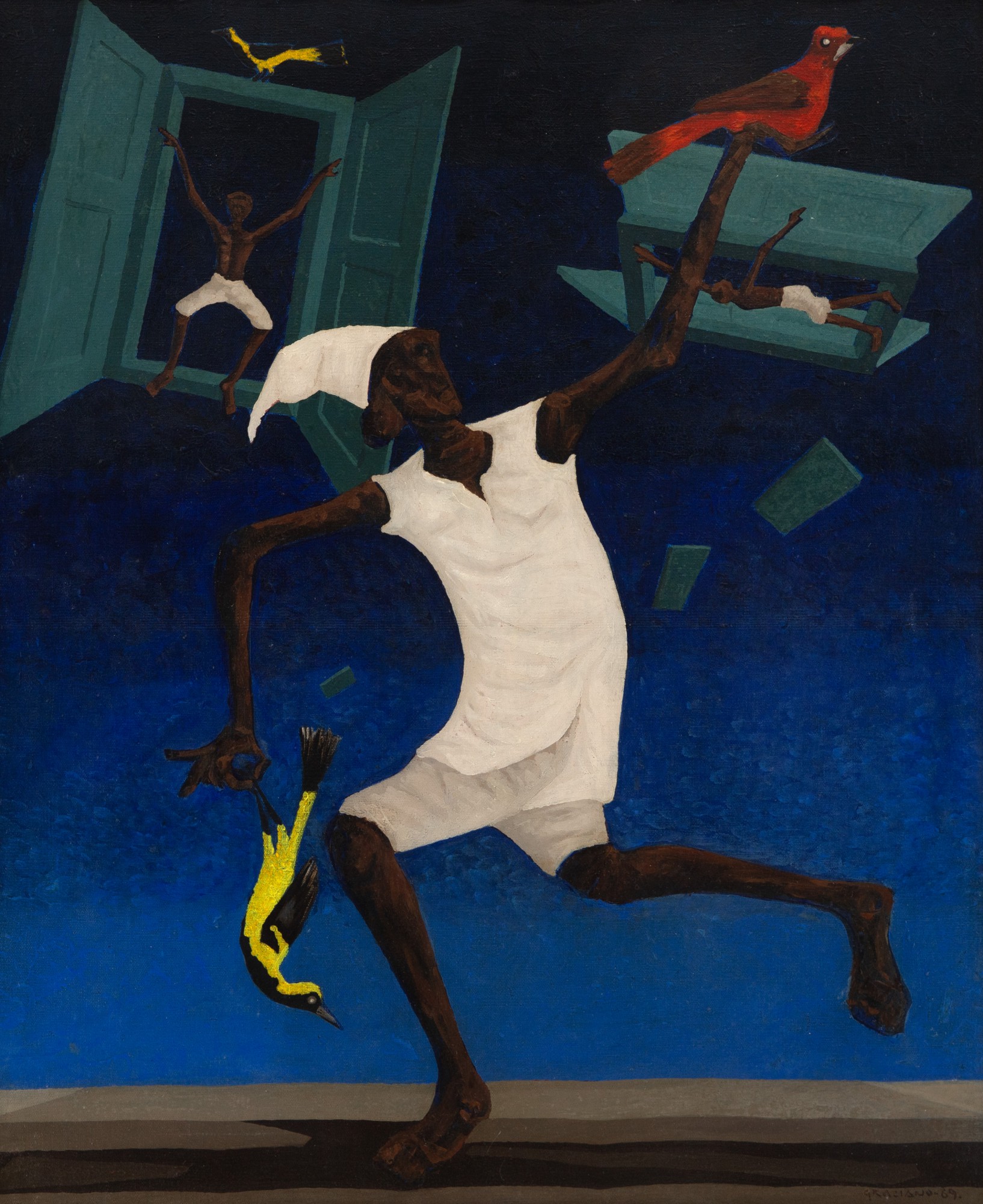 Clóvis Graciano - Figuras Com Pássaros