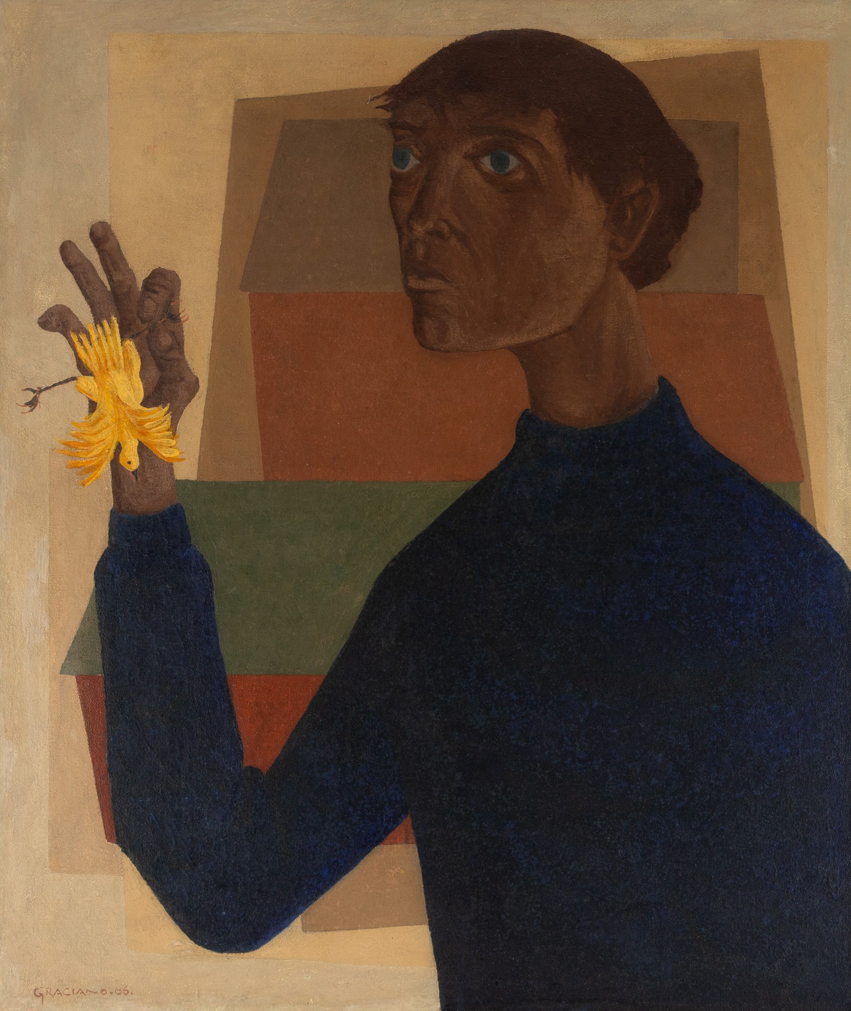 Clóvis Graciano - Menino e Pássaro