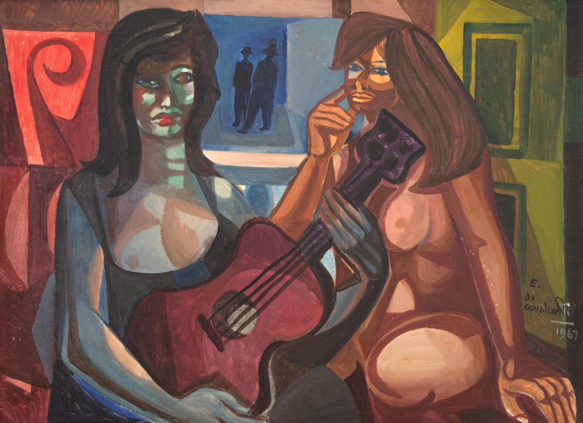 Di Cavalcanti - Duas Figuras