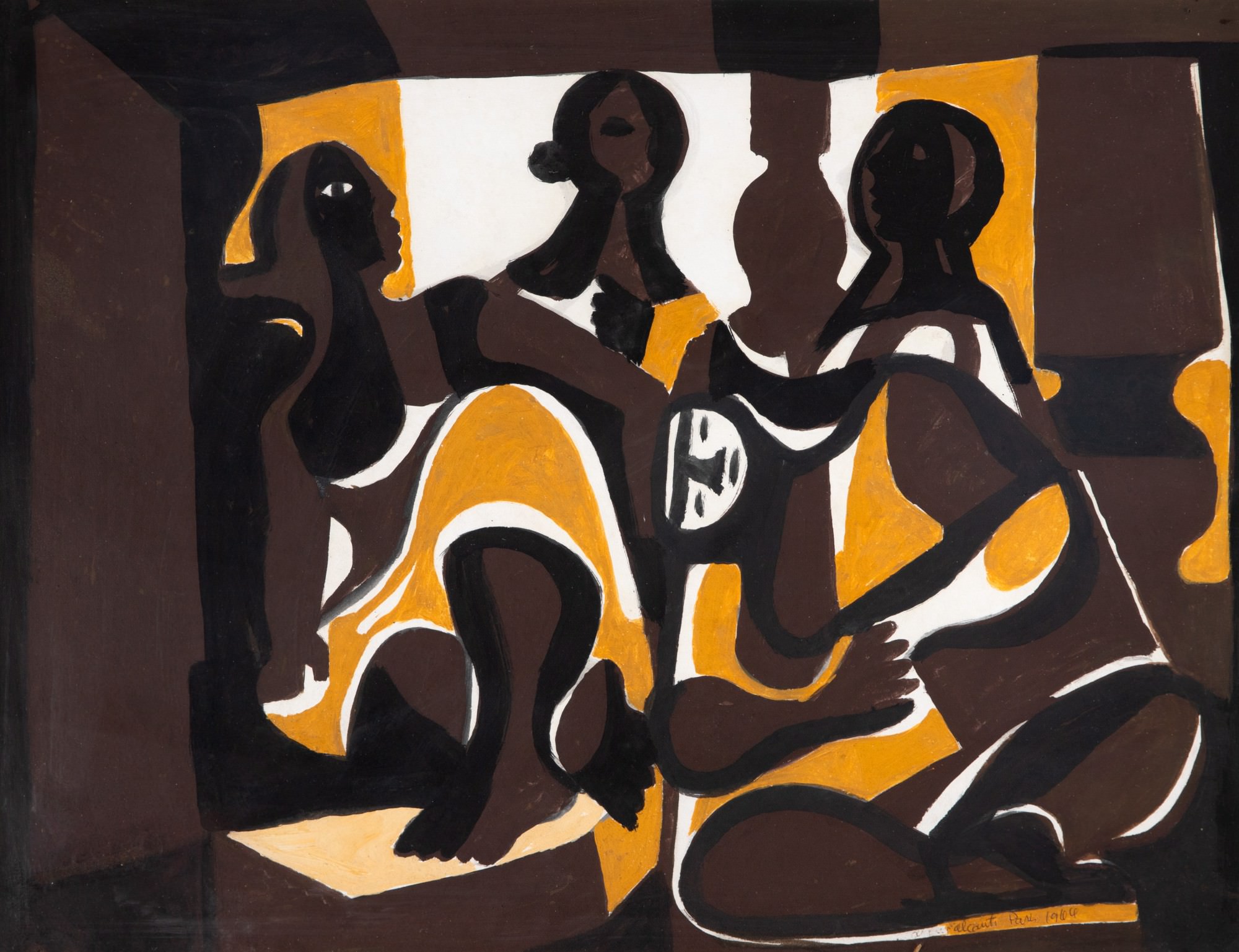 Di Cavalcanti - Quatro Figuras na contra luz