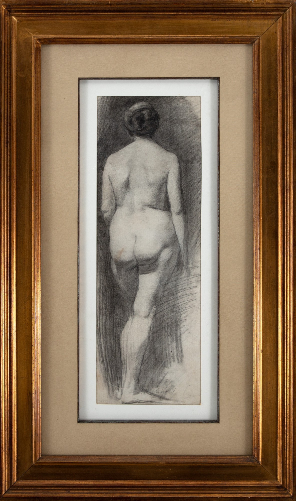 Eliseu Visconti - Nu Feminino de Costas