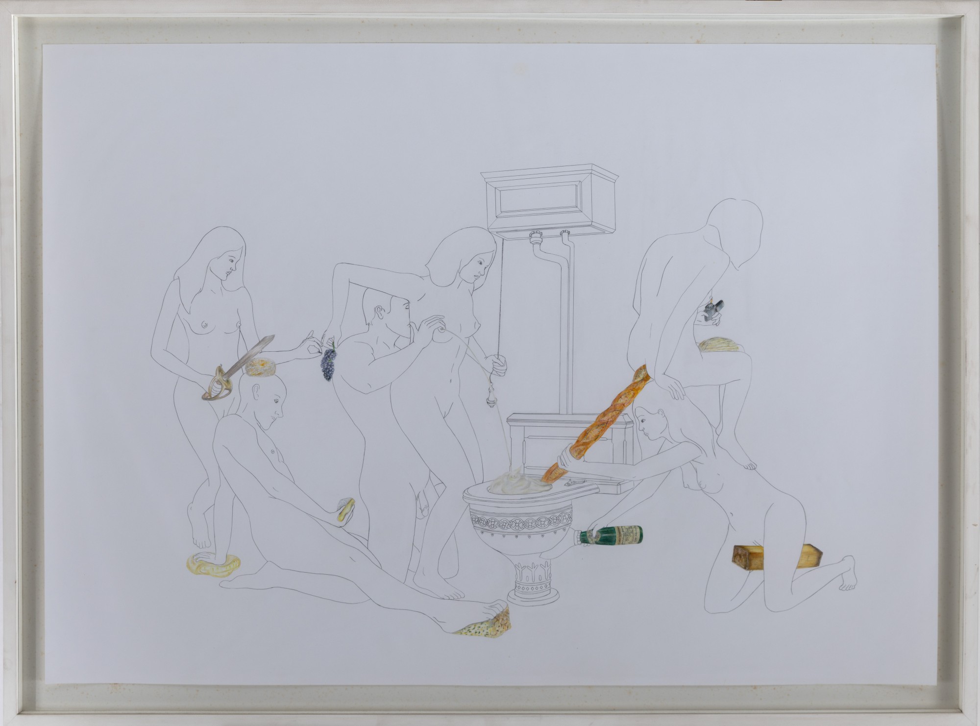 Fernanda Chieco - Le Banquet - Assiette des Fromages - Cremets d&lsquo;Anjou, Reblochon, Tome de Savoie, Beaufort, Le Crottin de Chavignol, Le Rocamadour, Roquefort Fondu