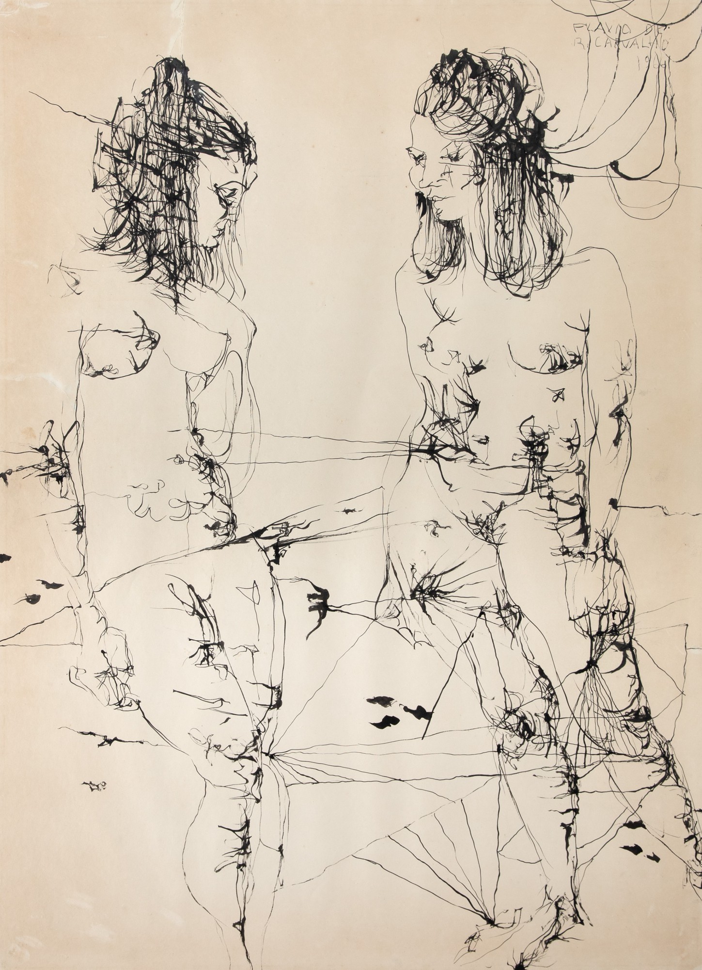 Flavio de Carvalho - Duas mulheres