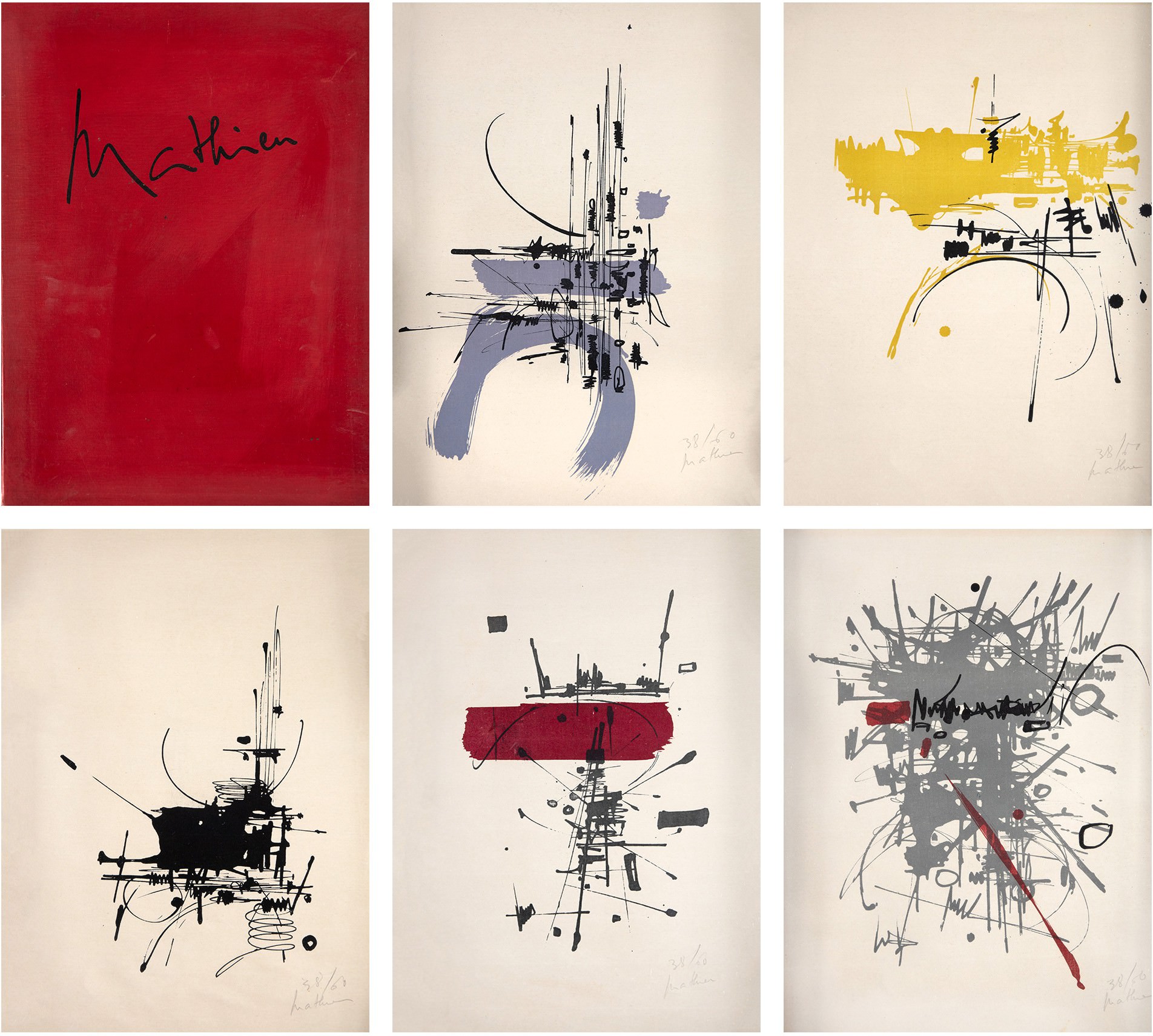 Georges Mathieu - James Lisboa Leiloeiro Oficial | Arte Moderna e ...