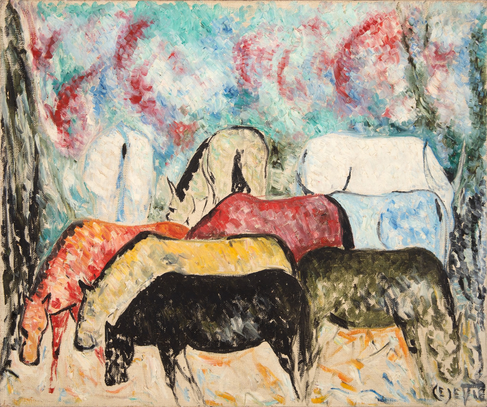 Giuseppe Cesetti - Cavalos