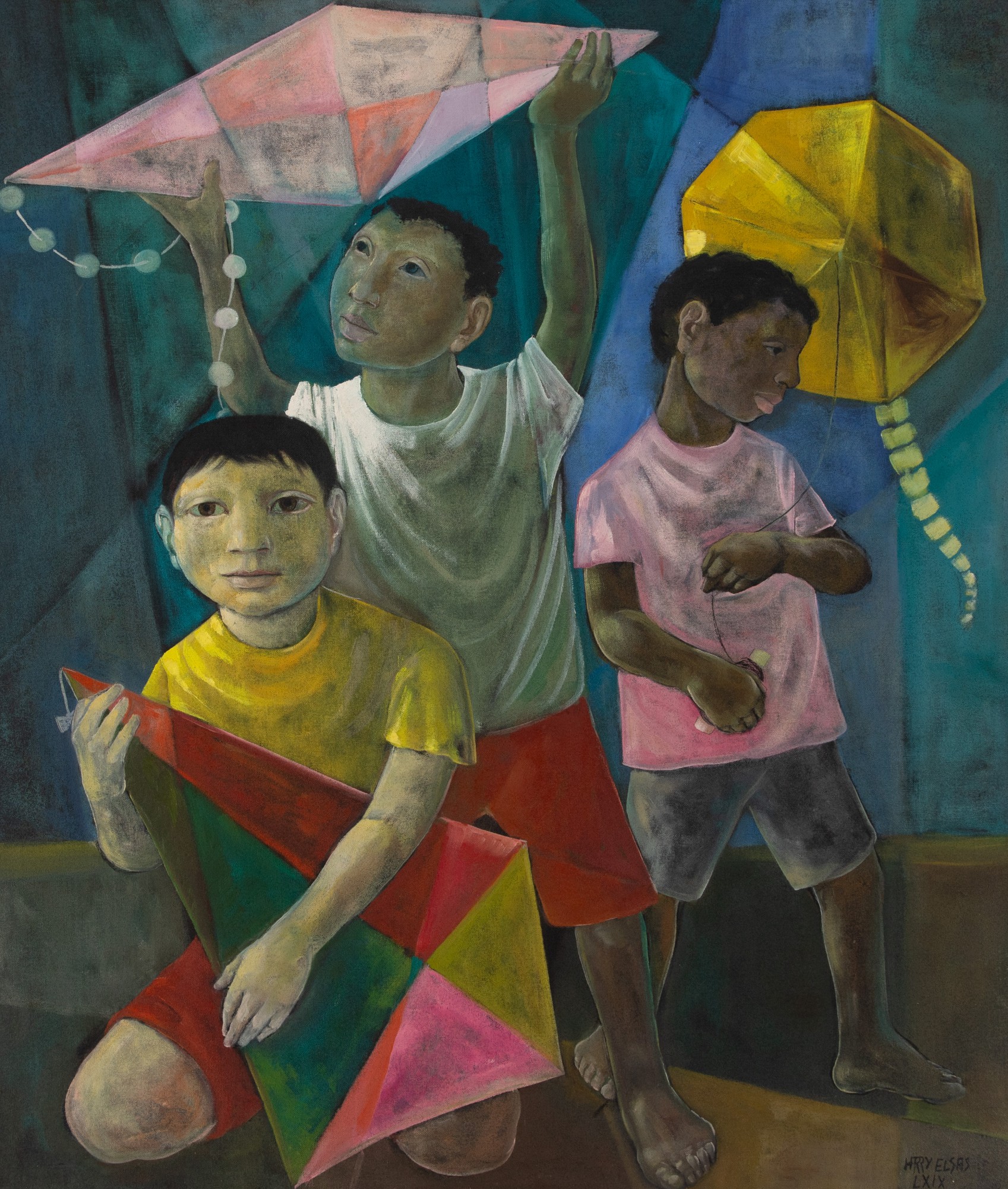 Harry Elsas - Meninos Soltando Pipa