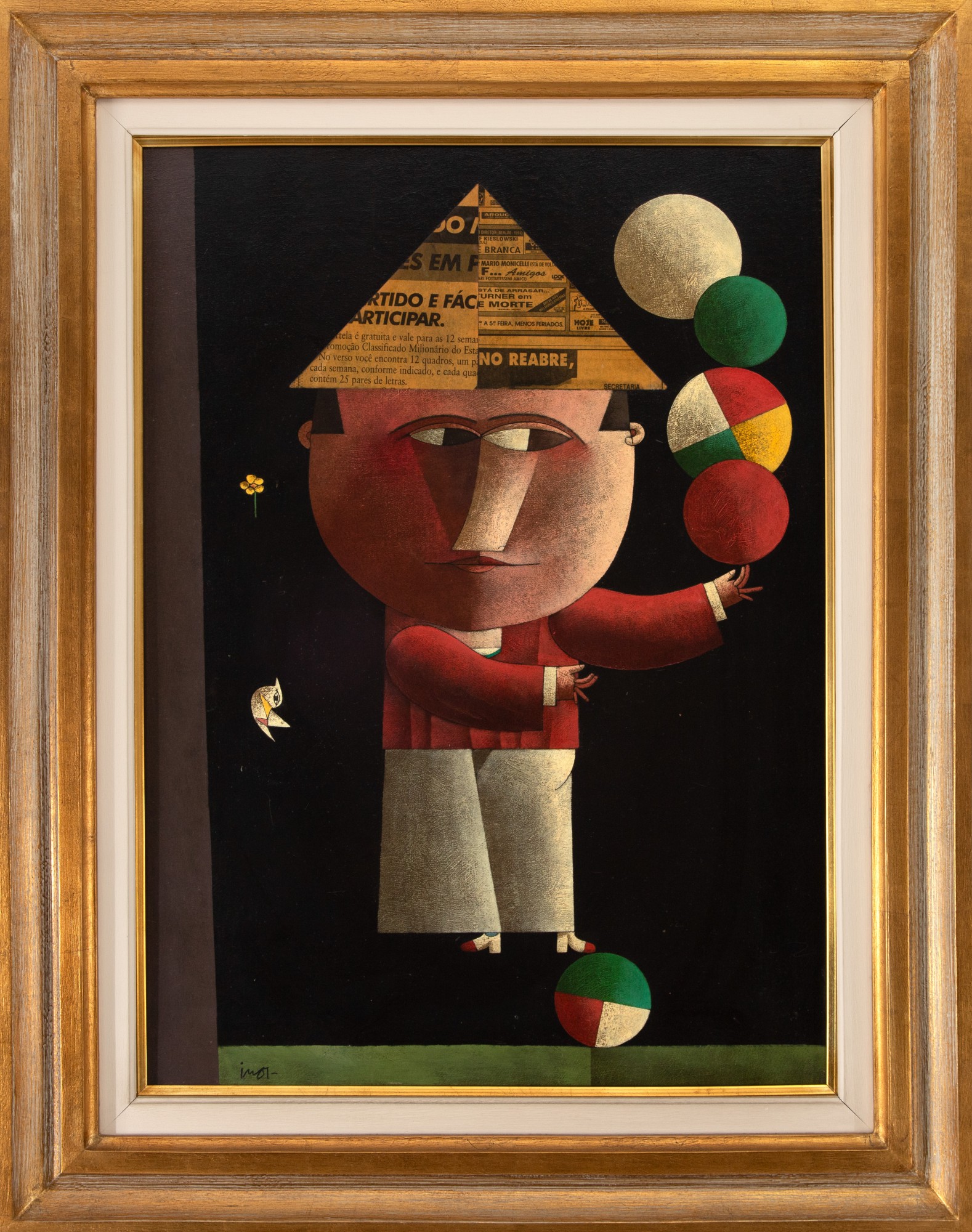 Inos Corradin - Equilibrista Com Chapéu de Papel