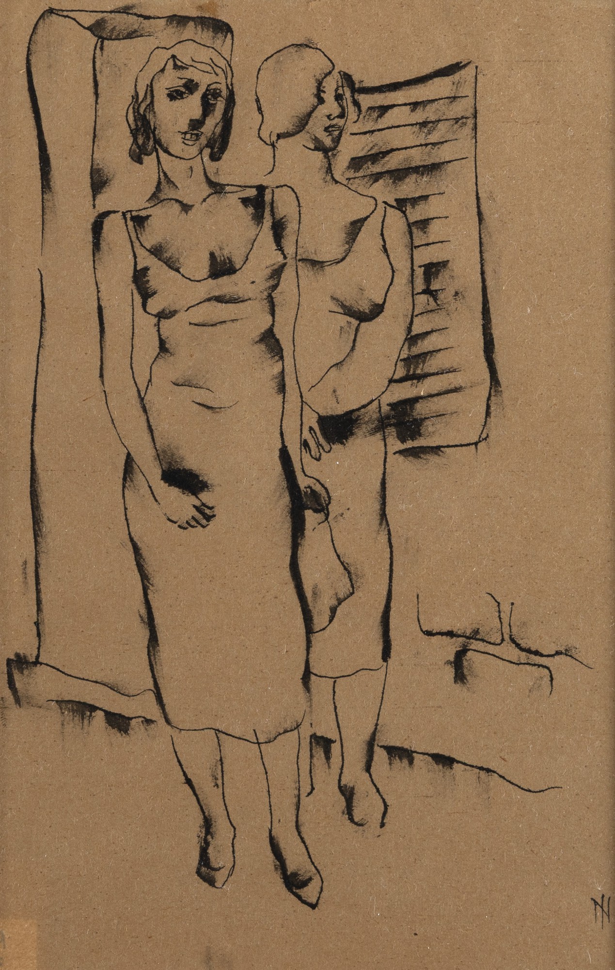 Ismael Nery - Garotas e Persiana