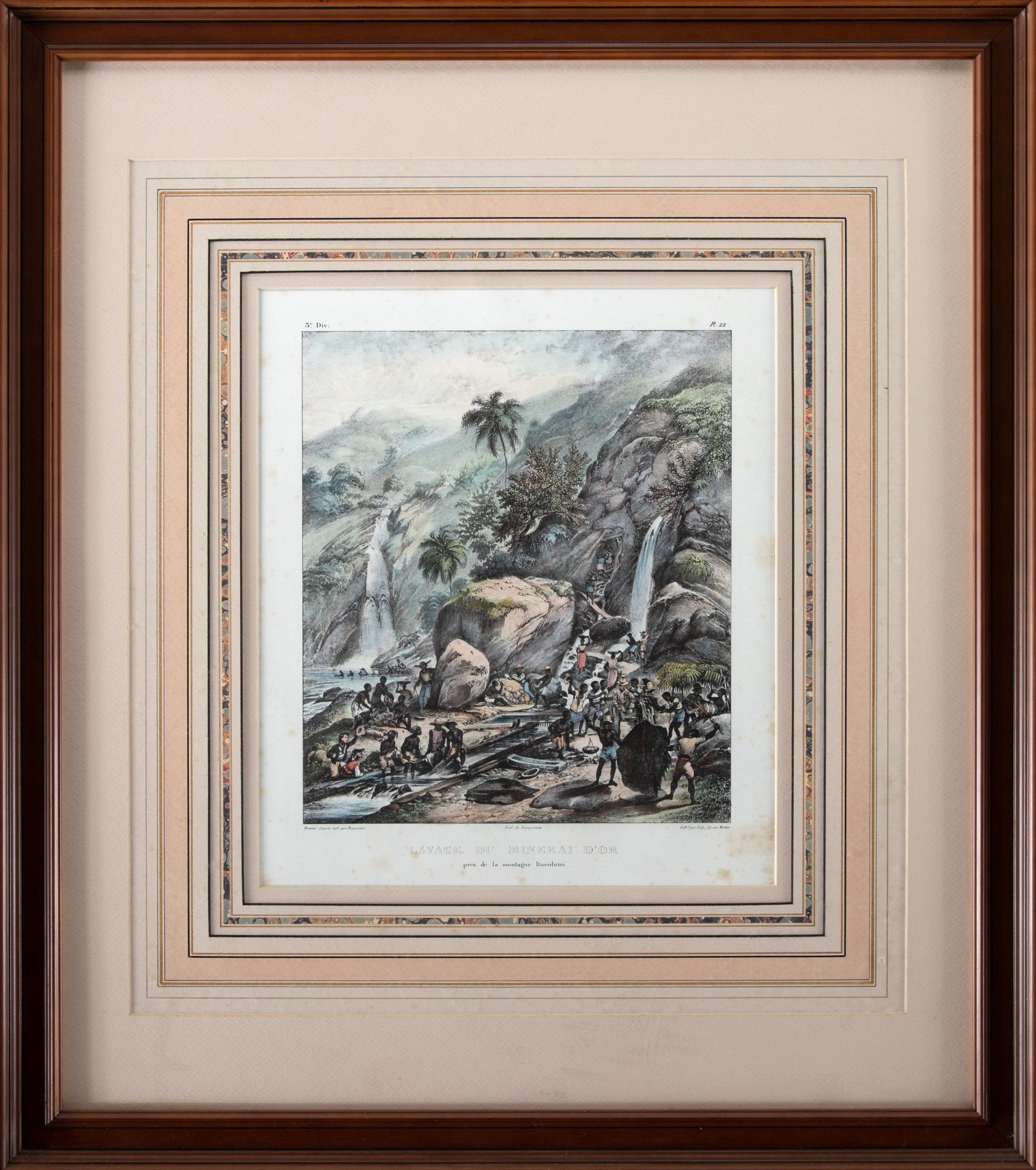 Johann Moritz Rugendas - Lavage de Mineral D&lsquo;Or
