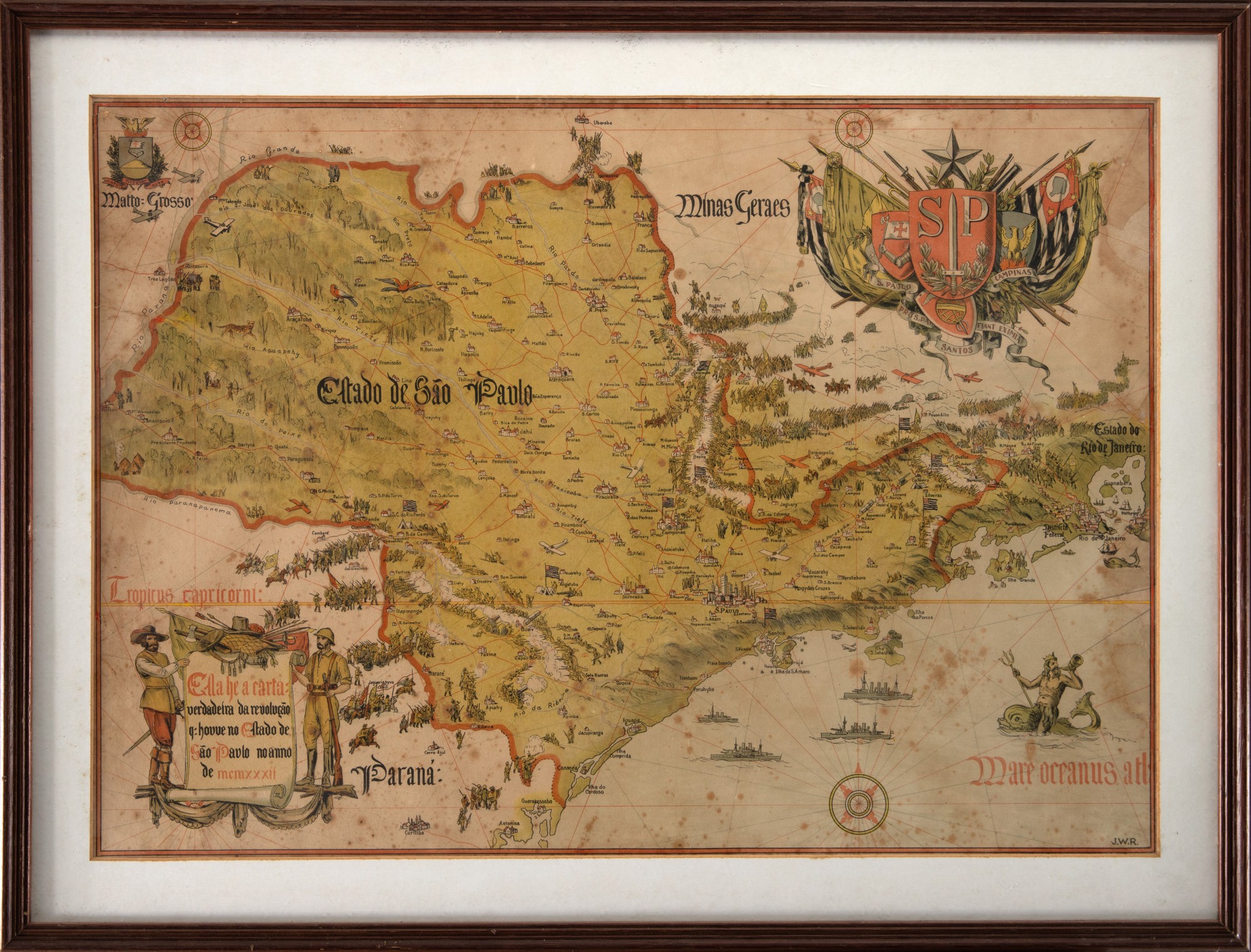 José Wasth Rodrigues - Mapa do Estado de São Paulo