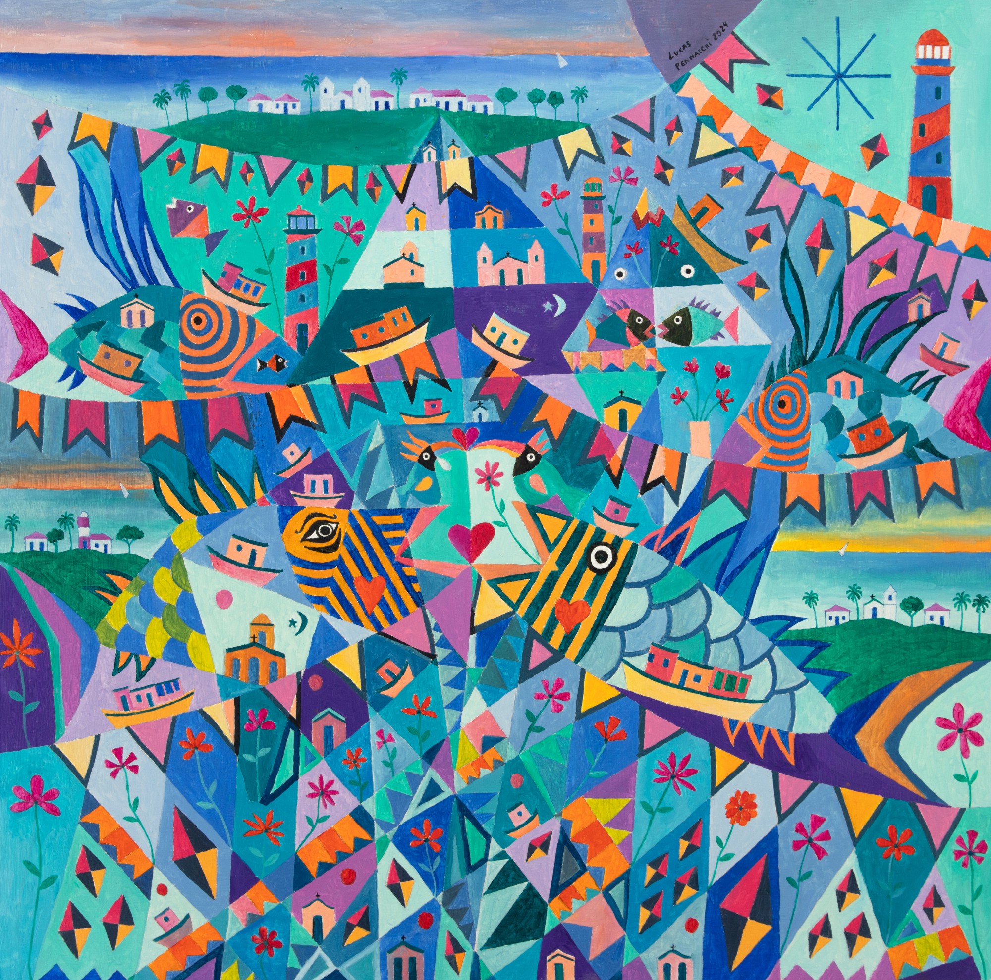 Lucas Pennacchi - Abstração Balões e Bandeiras