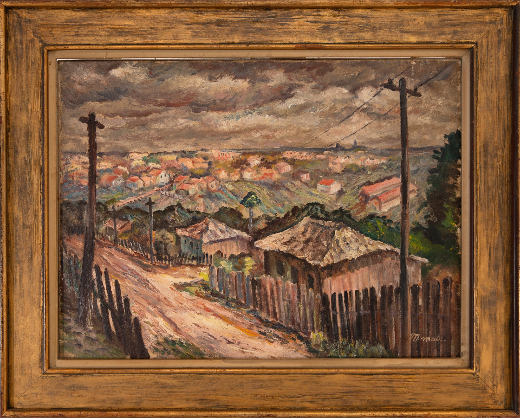 Manabu Mabe - Paisagem com Casas