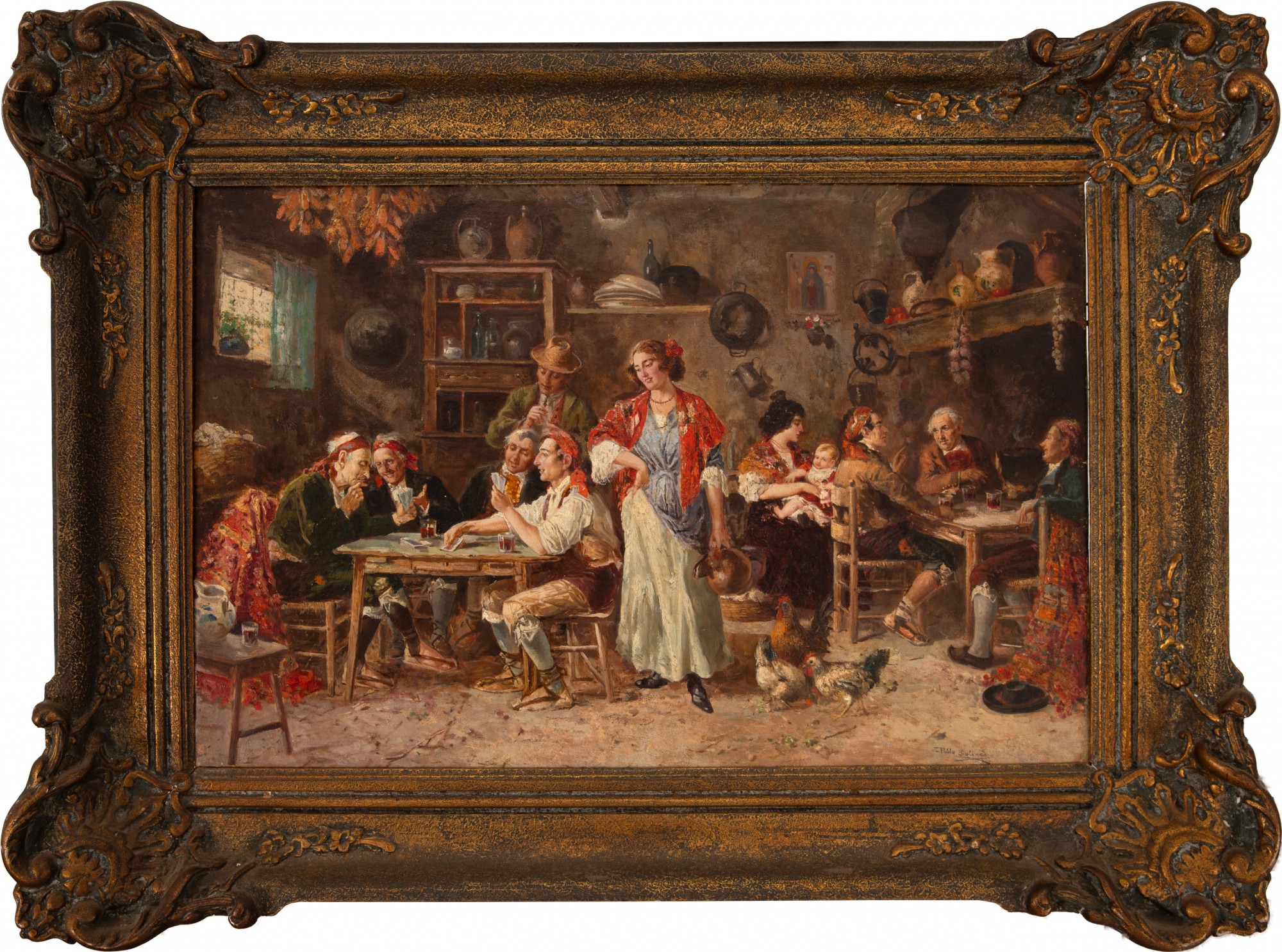 Pablo Salinas - Cena de Interior de Taberna