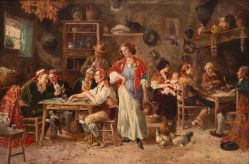 Pablo Salinas - Cena de Interior de Taberna