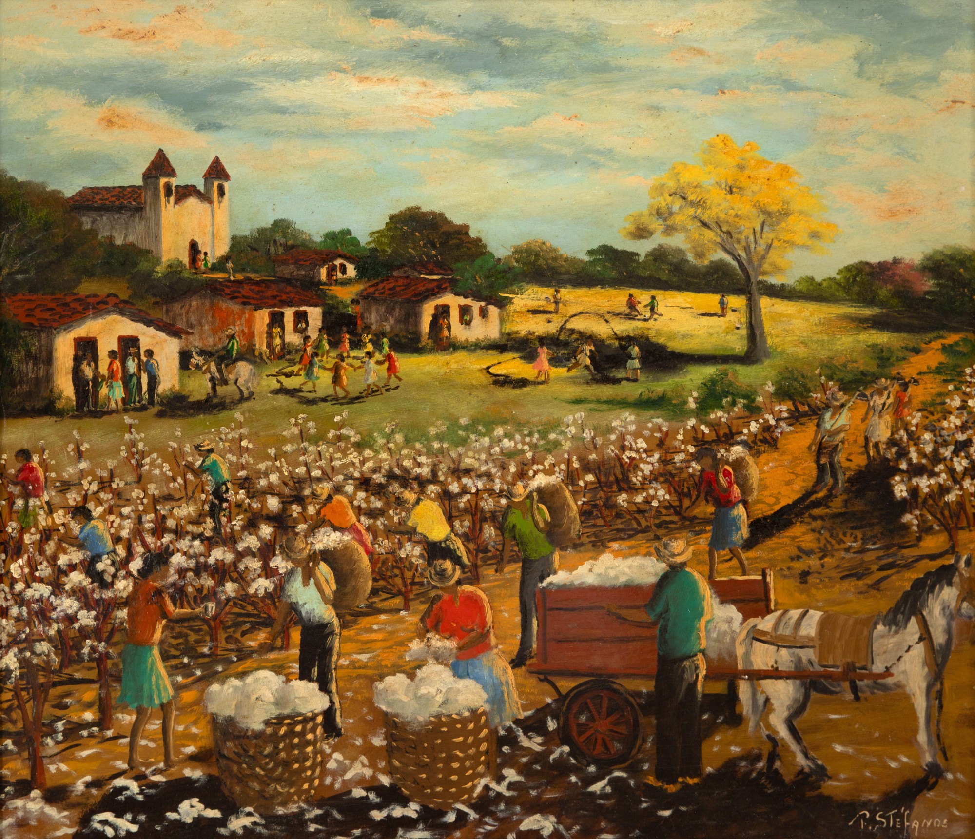 Papas Stéfanos - Colheita de Algodão