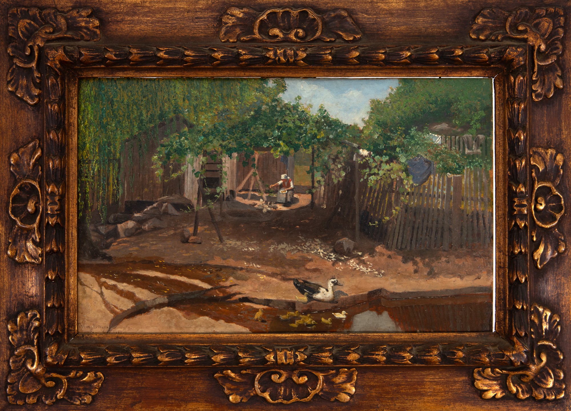 Pedro Weingärtner - Quintal com Patos - Garibaldi