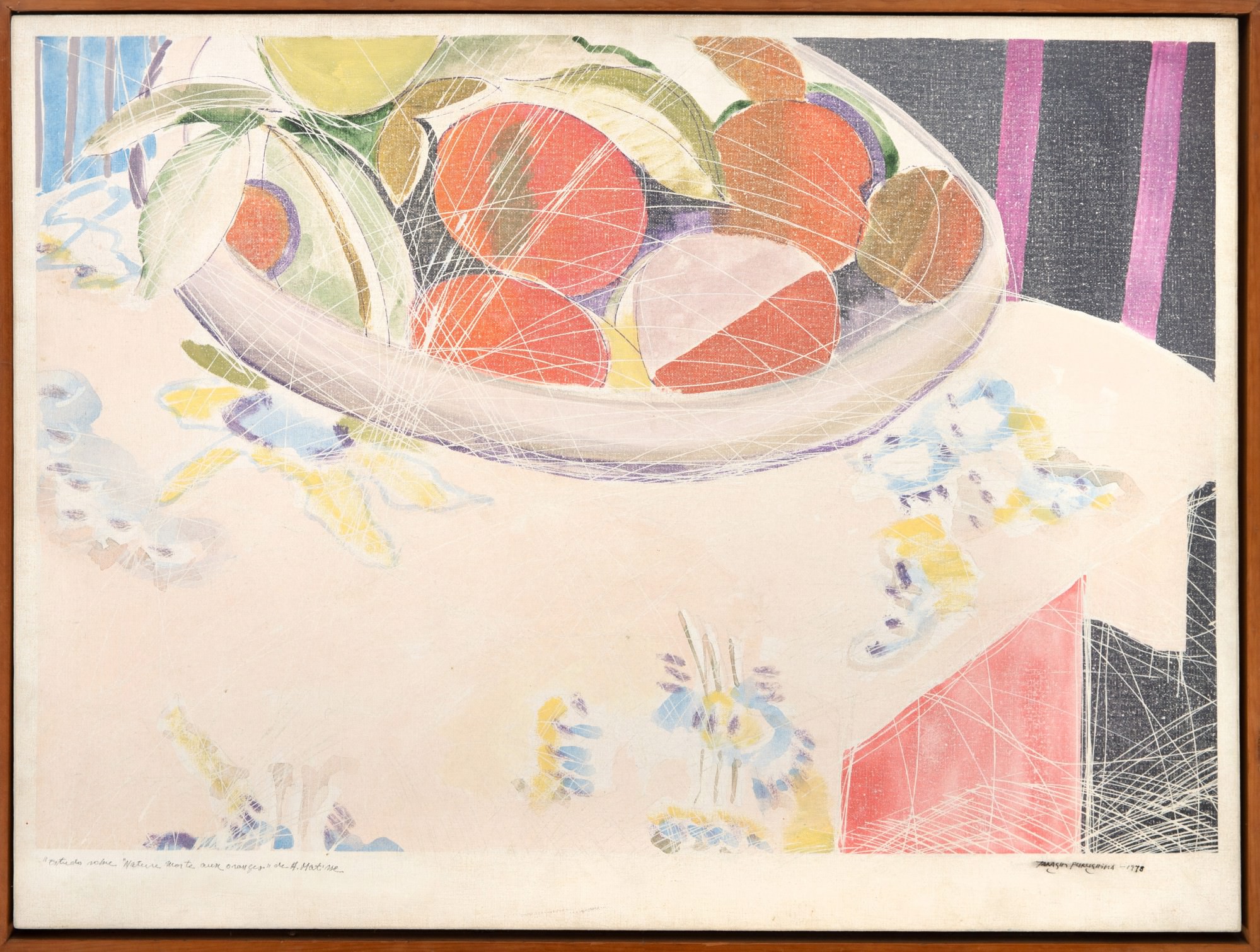 Takashi Fukushima - Estudo Sobre Natureza Morta Aux Oranges de H. Matisse