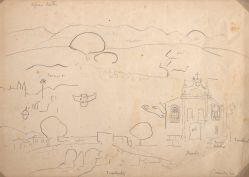 Tarsila do Amaral - Paisagem de Tiradentes Com Dois Panoramas de Igreja