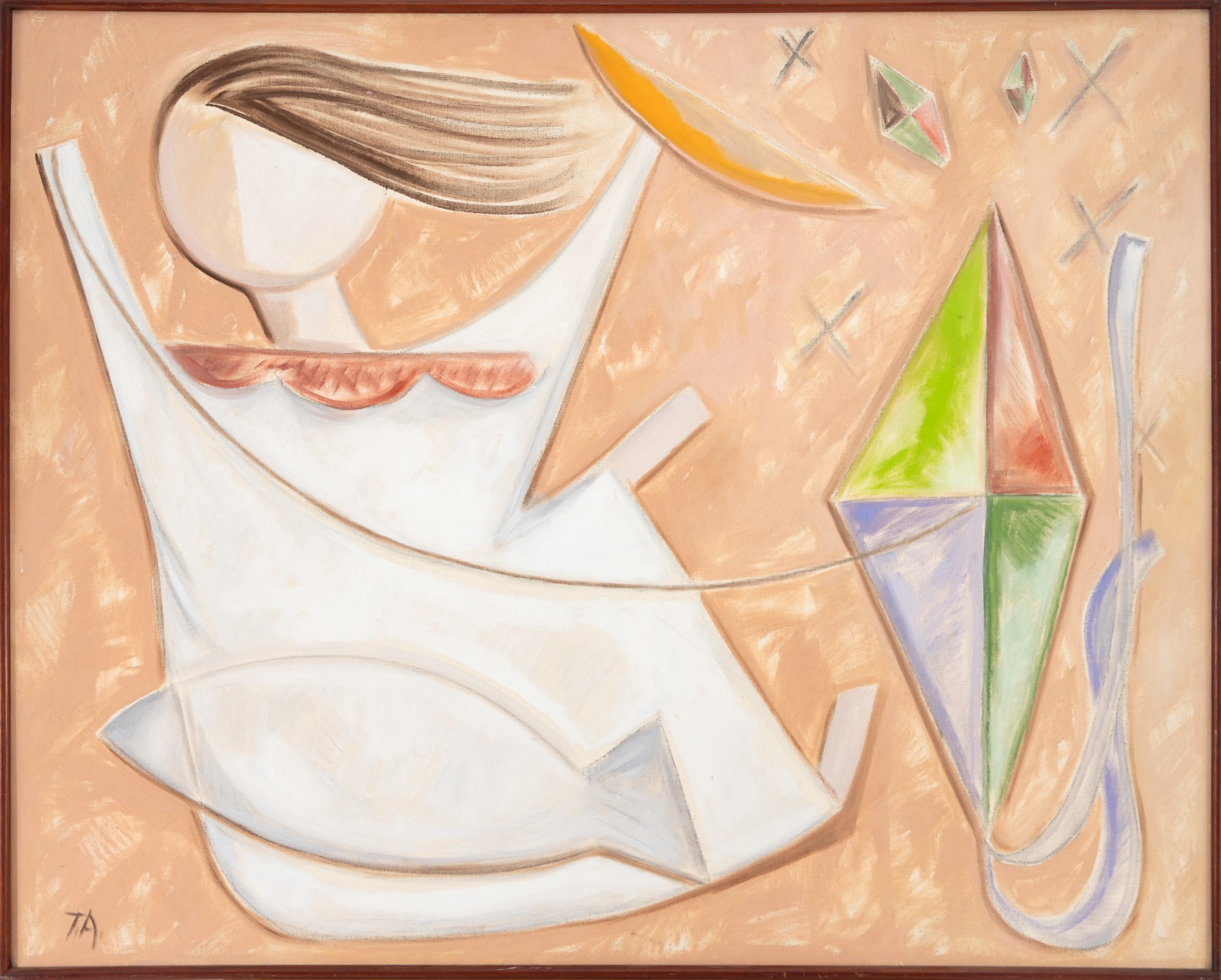 Tito de Alencastro - Figura Com Peixe