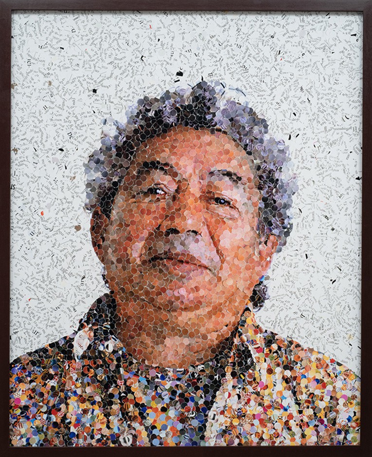 Vik Muniz - João I, da série Pictures of Magazine