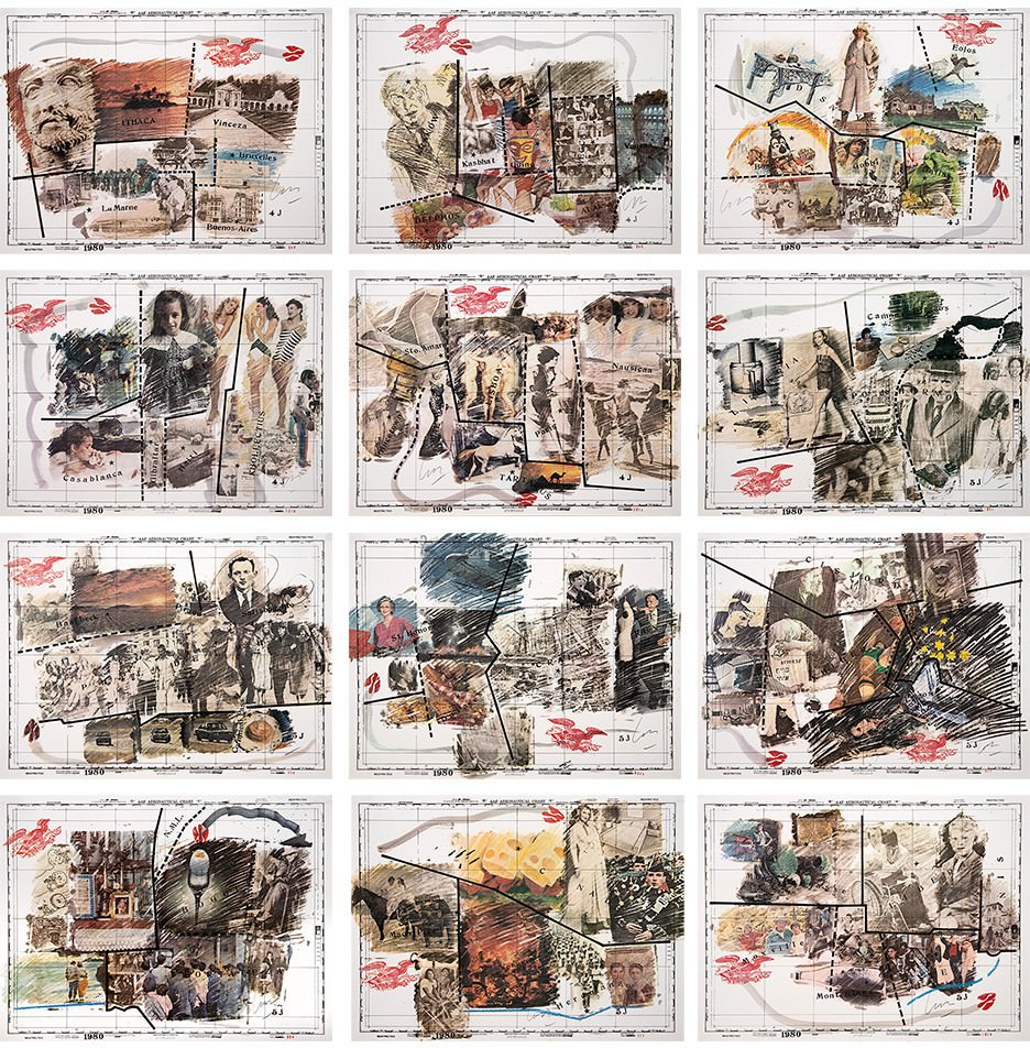 Wesley Duke Lee - Cartografia Anímica (Álbum com 48 fotolitos)