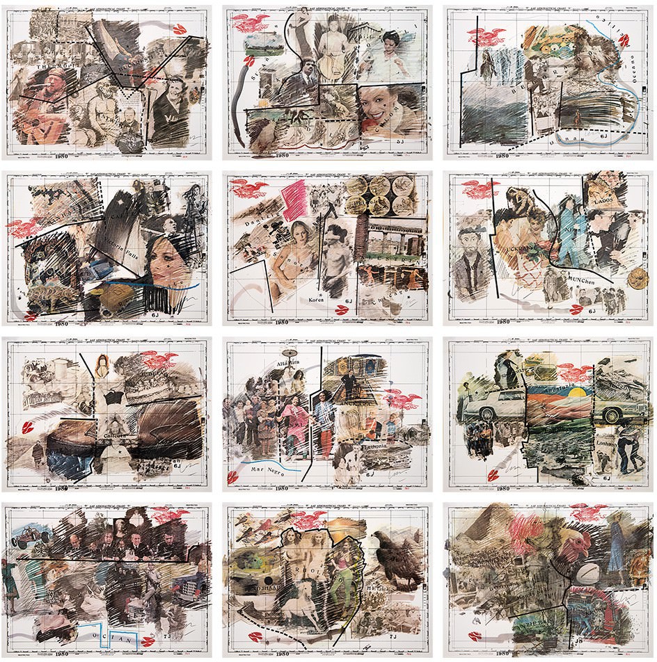 Wesley Duke Lee - Cartografia Anímica (Álbum com 48 fotolitos)
